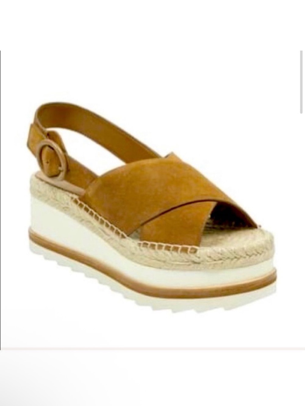 Marc Fisher Women’s Tan Glenna Sandal